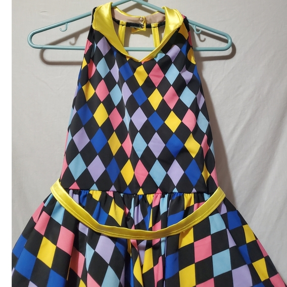 Multi color dancewear dress size XXLC - Picture 2 of 4